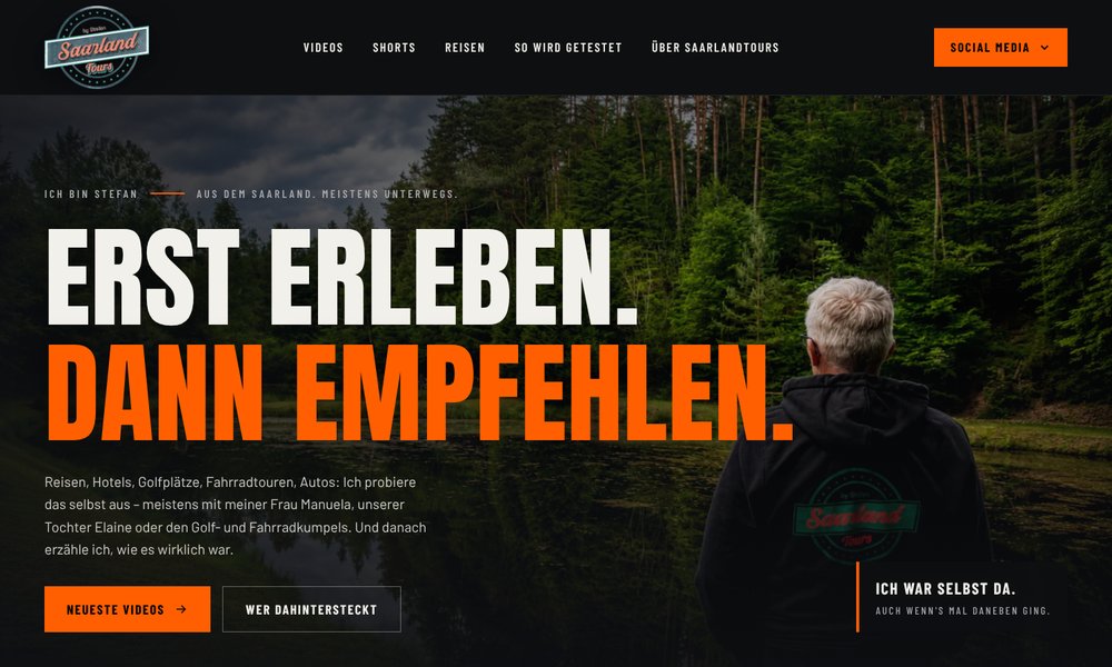Referenz: Website saarlandtours.de